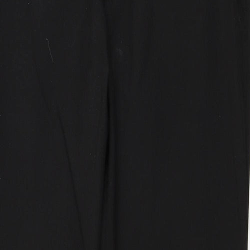 NEXT Mens Black Polyester Trousers Size 30 in Regular Zip