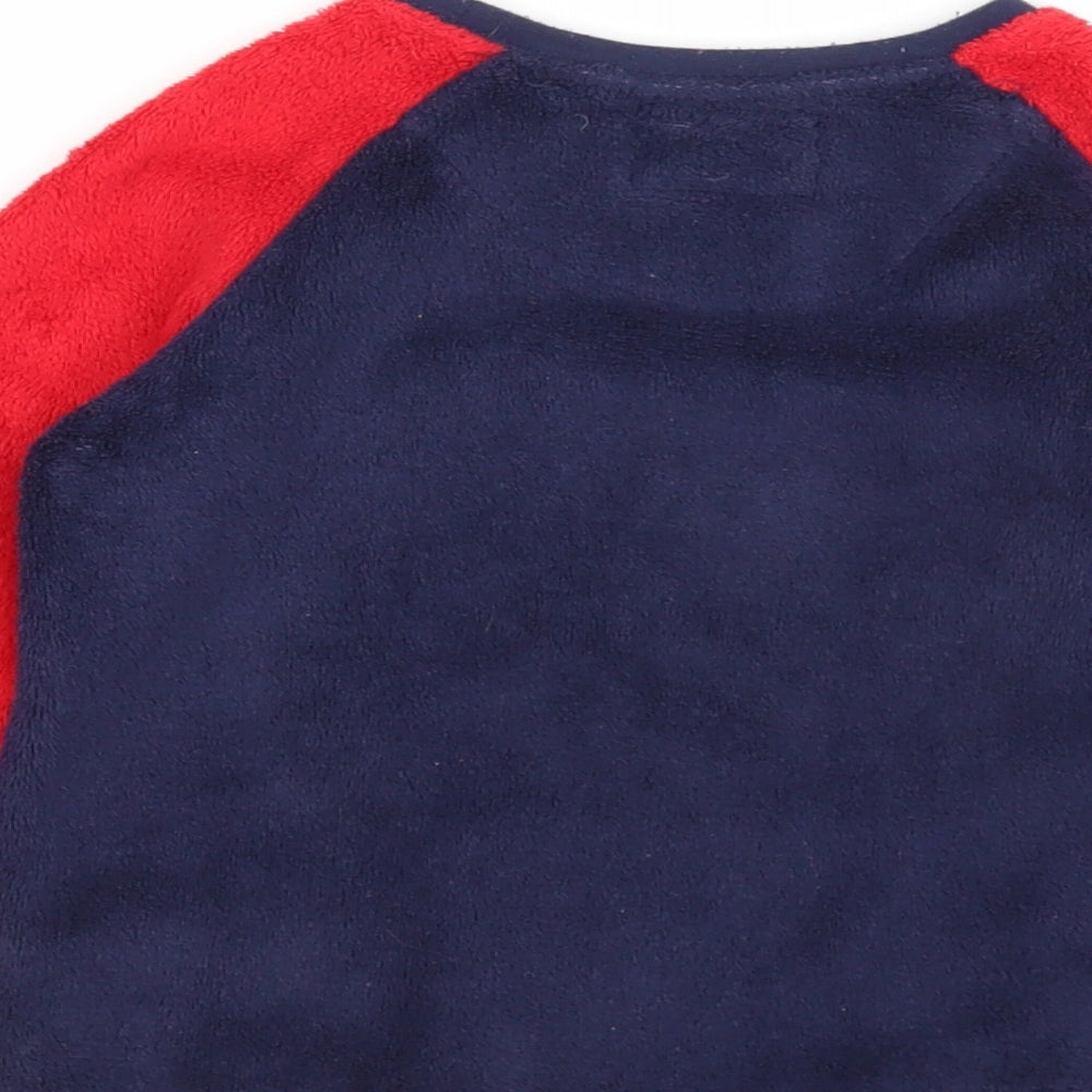 Primark Boys Blue Round Neck Polyester Pullover Jumper Size 2-3 Years Pullover - Outlaws 89