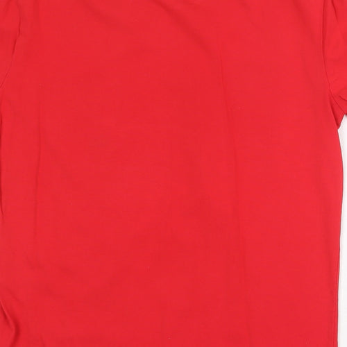 Stanley / Stella Mens Red Cotton T-Shirt Size S Round Neck - Liverpool