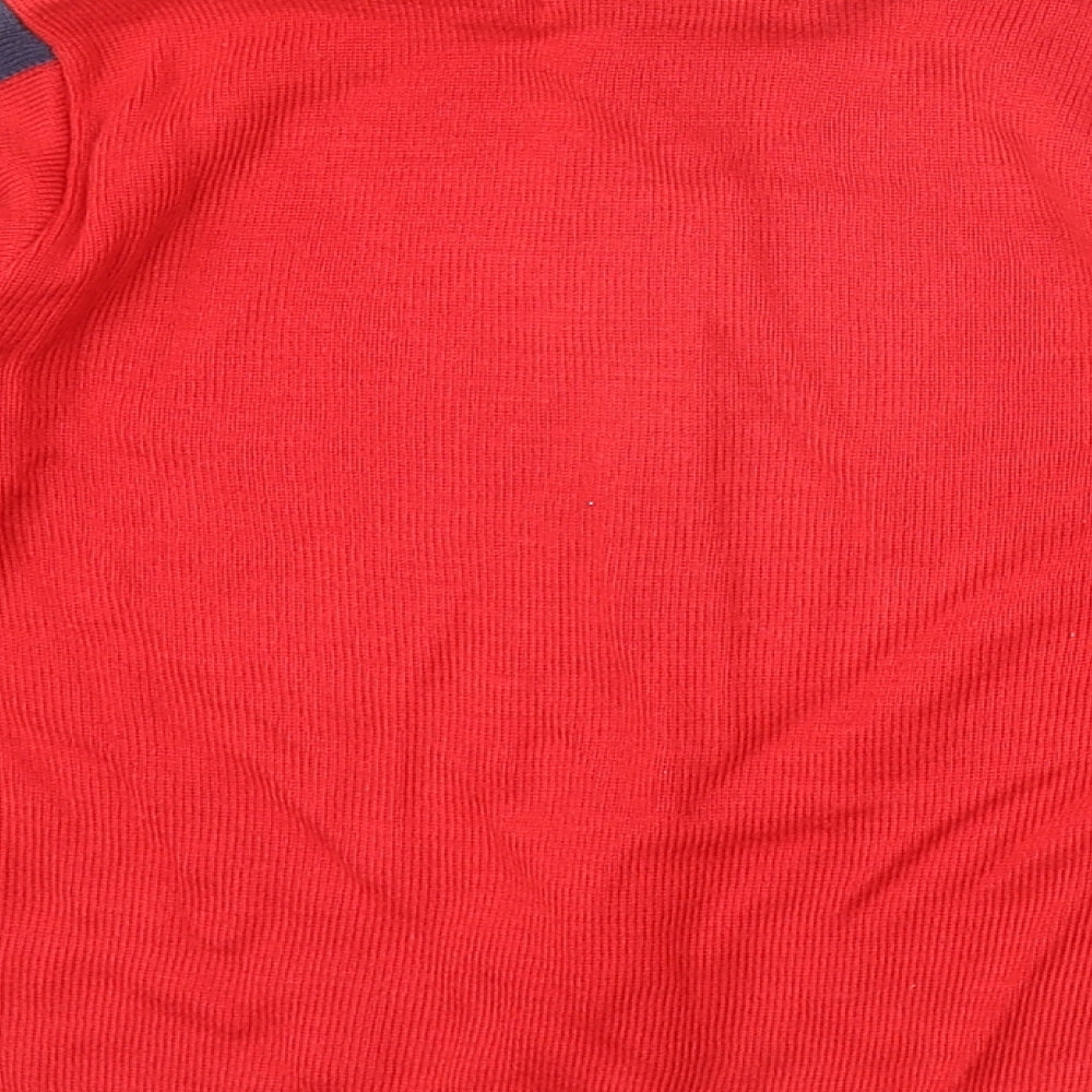 George Boys Red Jacket Size 6-7 Years Zip