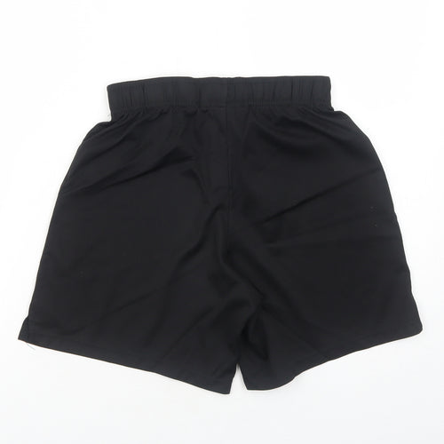 Sondico Boys Black Polyester Sweat Shorts Size 11-12 Years Regular Drawstring