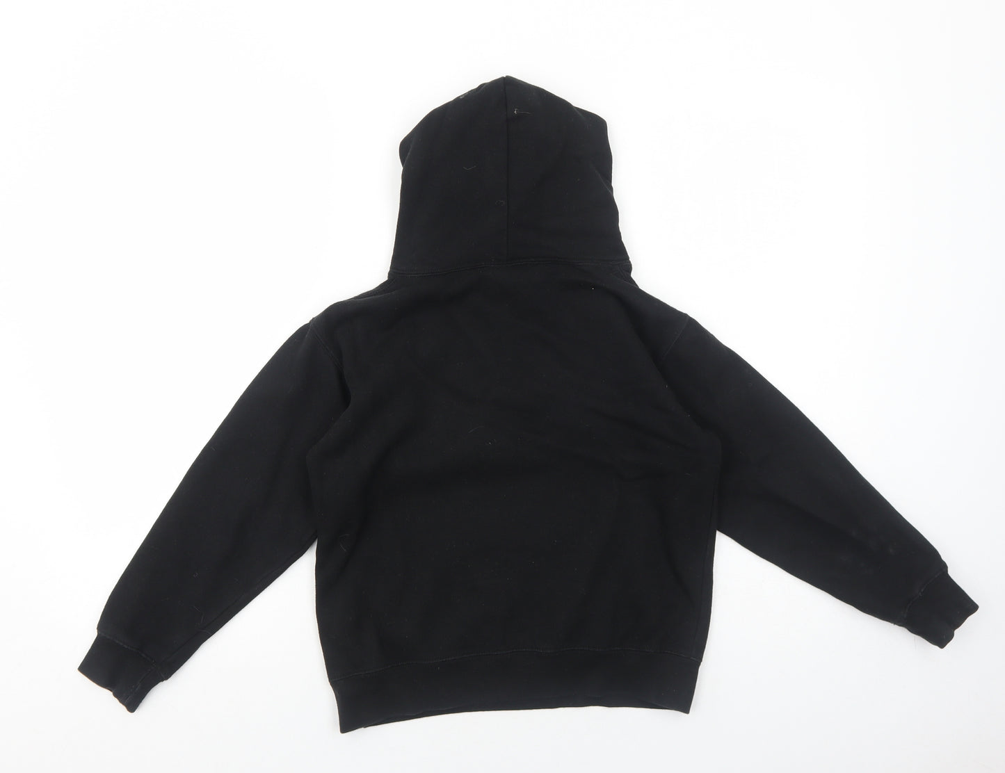 Famona Boys Black Cotton Pullover Hoodie Size 7-8 Years Pullover - Infinite Army