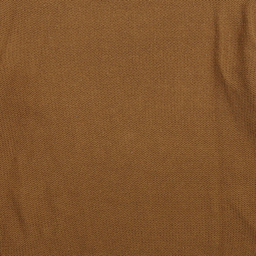 Cedar Wood State Mens Brown Round Neck Acrylic Pullover Jumper Size M Long Sleeve