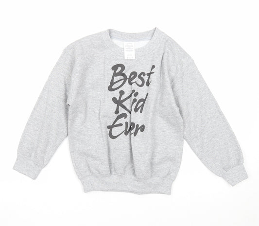 Gildan Boys Grey Cotton Pullover Sweatshirt Size XS Pullover - Best Kid Ever