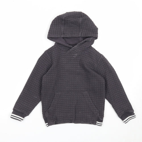 Nutmeg Boys Grey Cotton Pullover Hoodie Size 3-4 Years Pullover
