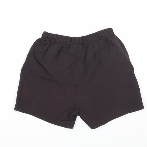 Umbro Boys Black Polyester Sweat Shorts Size 4-5 Years Regular - M.C.F.C