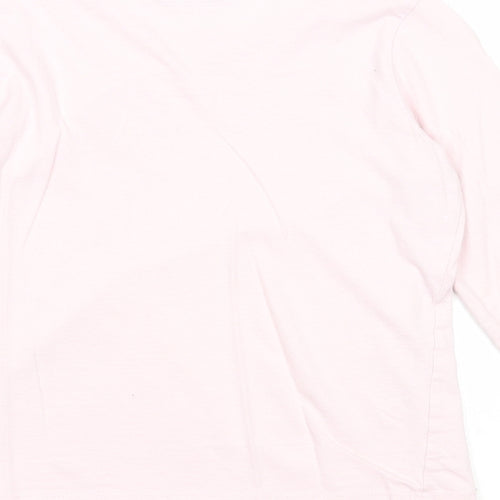 Primark Girls Pink Cotton Basic T-Shirt Size 6-7 Years Round Neck Pullover - Chill Out