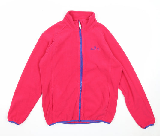 Hi Gear Girls Pink Jacket Size 13-14 Years Zip