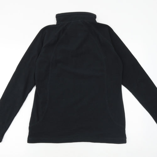 Peter Storm Womens Black Polyester Pullover Sweatshirt Size 12 Zip