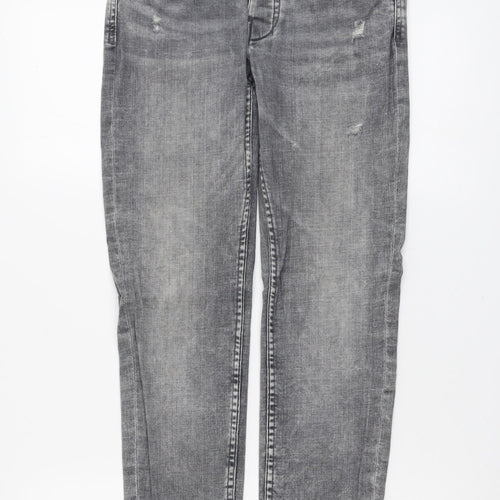 Denim & Co. Mens Blue Cotton Skinny Jeans Size 30 in L32 in Regular Button