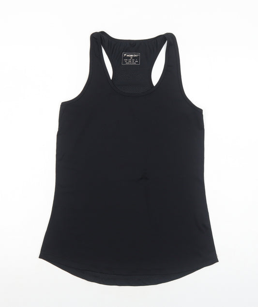 Primark Womens Black Polyester Basic Tank Size 2XS Round Neck Pullover - Size 4-6