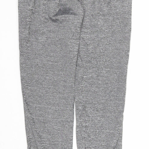 ellesse Womens Grey Polyester Jogger Trousers Size 4 Regular Drawstring