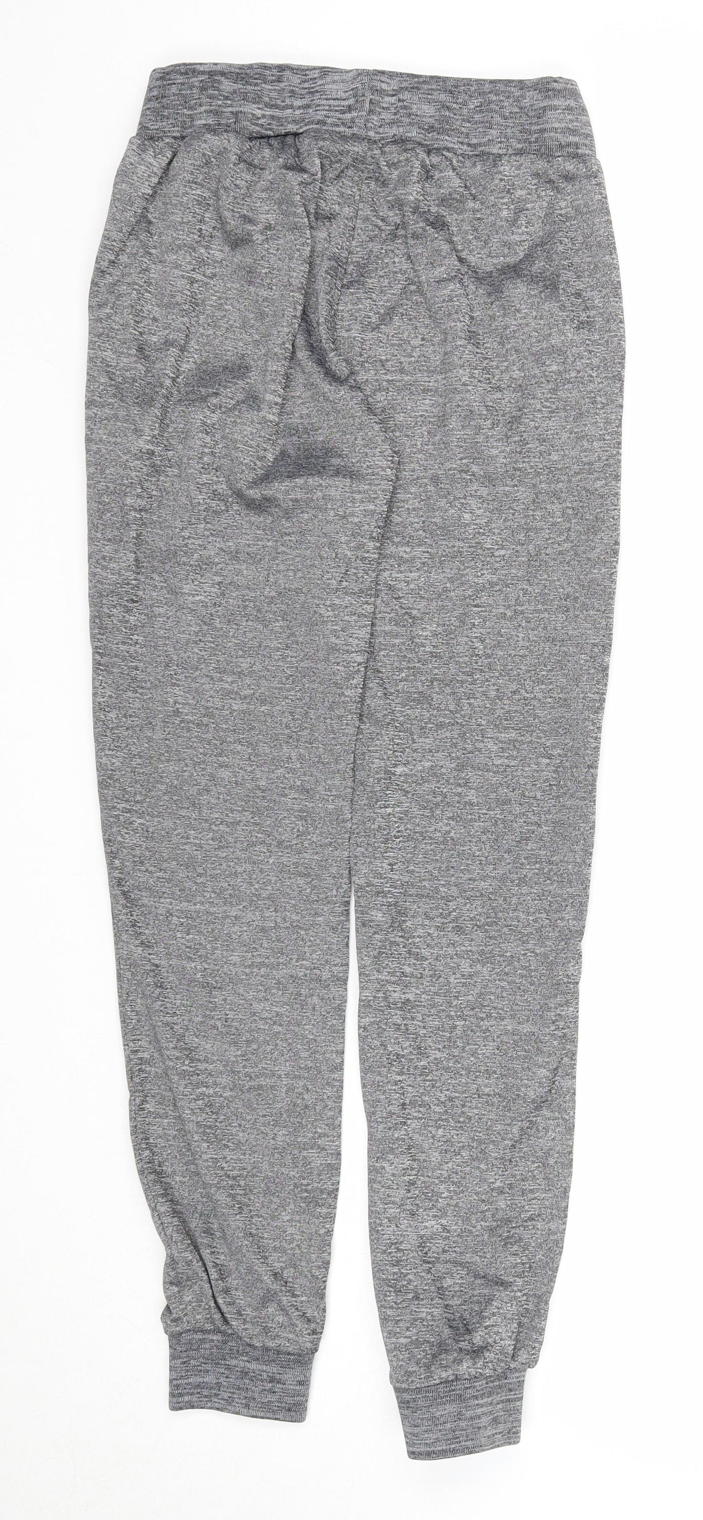 ellesse Womens Grey Polyester Jogger Trousers Size 4 Regular Drawstring