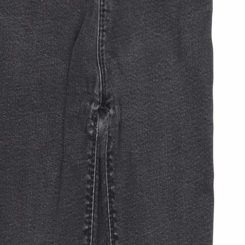 Candy Couture Girls Black Herringbone Cotton Jegging Jeans Size 11 Years Regular Pullover