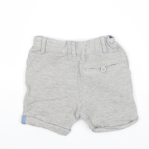 NEXT Boys Grey Cotton Chino Shorts Size 2-3 Years Regular