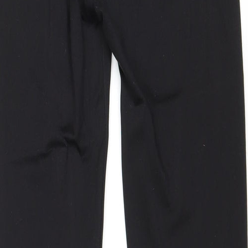 Matalan Girls Black Polyester Jogger Trousers Size 12-13 Years Regular Pullover - Activewear leggings