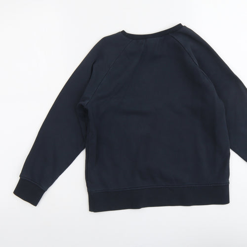 NEXT Boys Blue Cotton Pullover Sweatshirt Size 8 Years Pullover