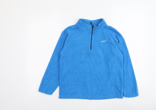 Gelert Boys Blue Polyester Pullover Sweatshirt Size 9-10 Years Zip