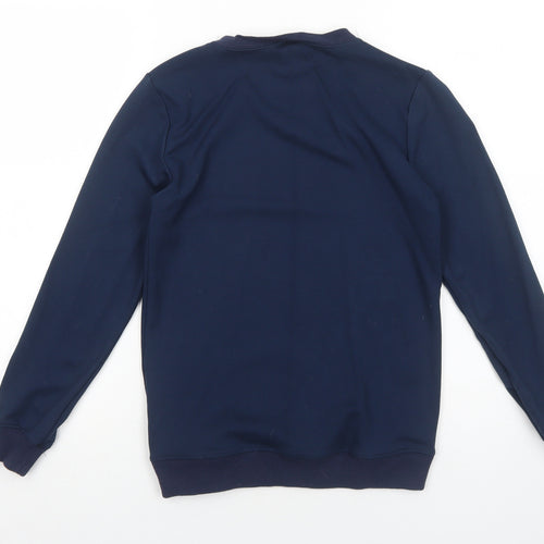 The New Boys Blue Viscose Pullover Sweatshirt Size 11-12 Years Pullover