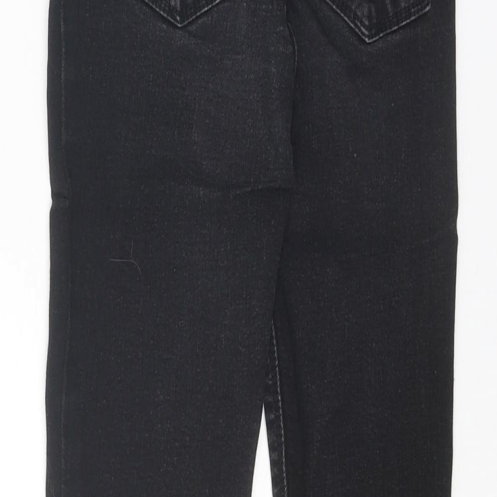 Candy Couture Girls Black Cotton Skinny Jeans Size 9 Years Regular Zip