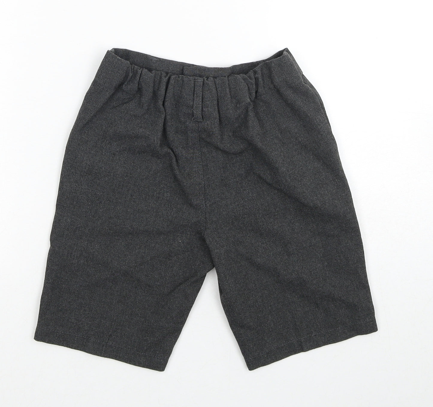 Debenhams Boys Grey Polyester Chino Shorts Size 6 Years Regular Zip