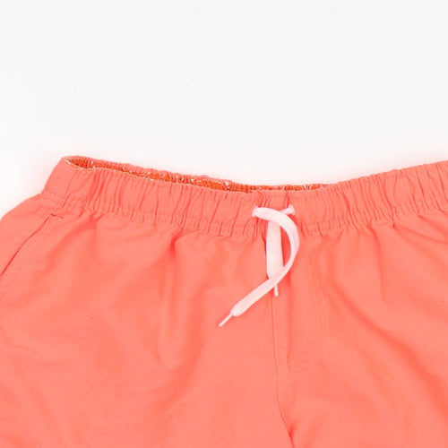 Chet Style Boys Pink Polyester Sweat Shorts Size M Regular Drawstring - Swim Shorts