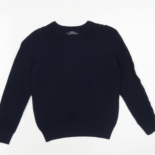 Matalan Boys Blue Cotton Pullover Sweatshirt Size 8 Years Pullover