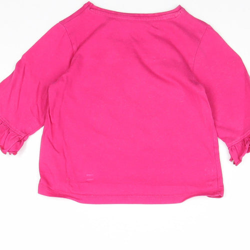 Nutmeg Girls Pink 100% Cotton Basic T-Shirt Size 3-4 Years Round Neck Pullover - My Little Pony