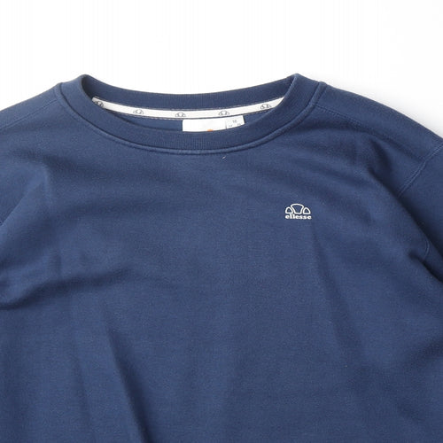 ellesse Boys Blue Polyester Pullover Sweatshirt Size 16 Years Pullover