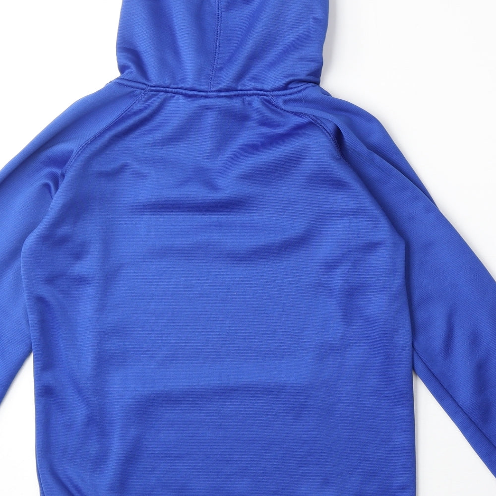Crane Boys Blue Polyester Pullover Hoodie Size L Pullover