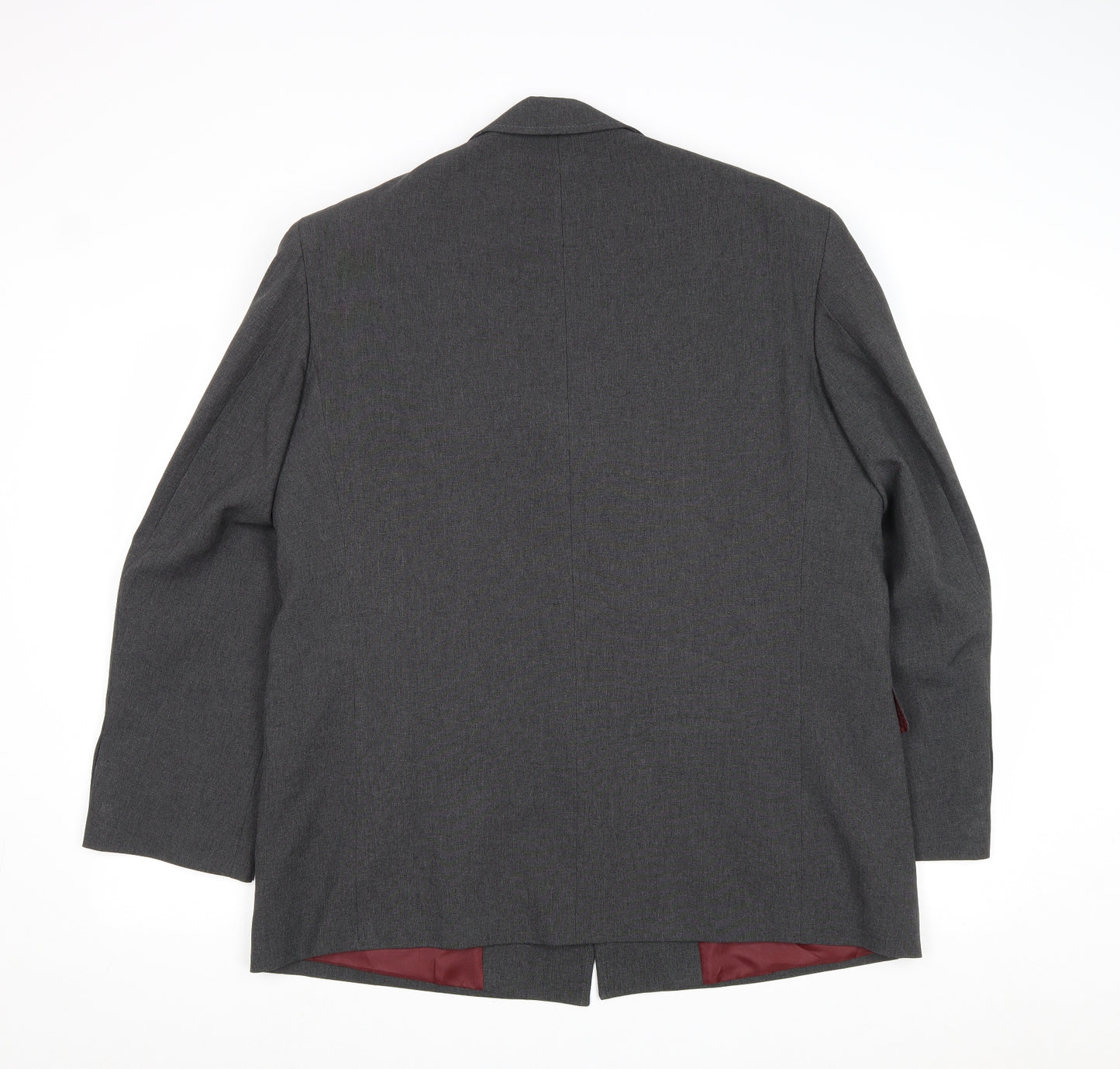 Douglas Mens Grey Polyester Jacket Blazer Size 44 Regular