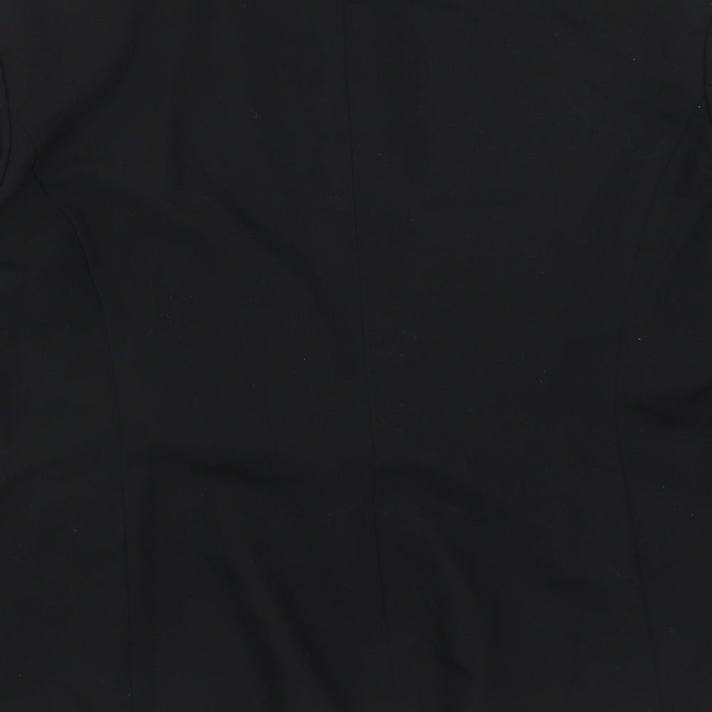 Marks and Spencer Womens Black Polyacrylate Fibre Jacket Suit Jacket Size 16