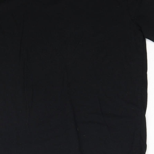 O'Neill Boys Black Cotton Basic T-Shirt Size 10 Years Round Neck Pullover