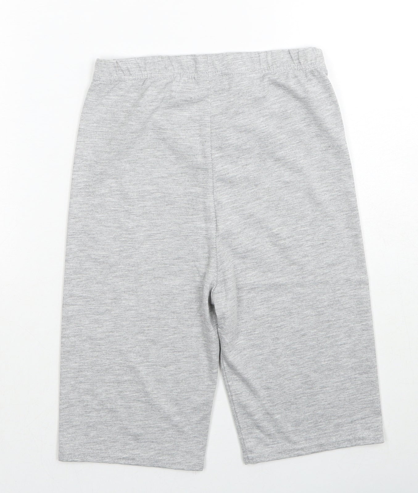 PRETTYLITTLETHING Womens Grey Polyester Biker Shorts Size 6 Regular Pull On