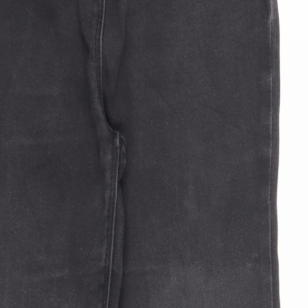 George Girls Black Cotton Jegging Jeans Size 11-12 Years Regular