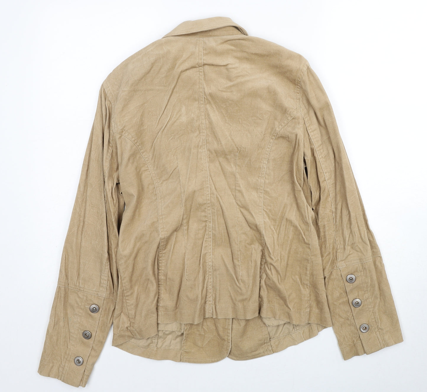 TCM Womens Beige Jacket Blazer Size 12 Button