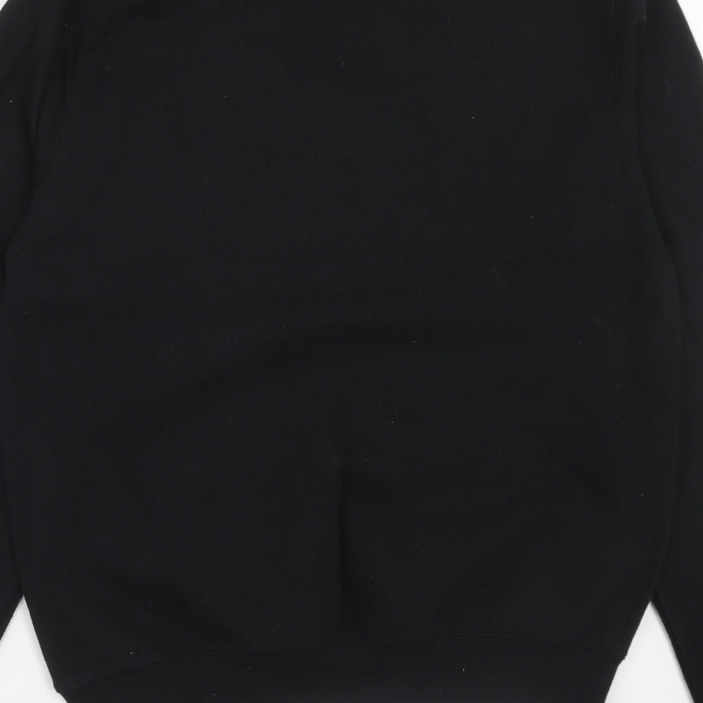 BC collection Mens Black Cotton Pullover Sweatshirt Size S - Dinosaur