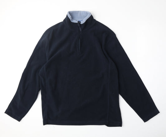 Matalan Mens Blue Polyester Pullover Sweatshirt Size M