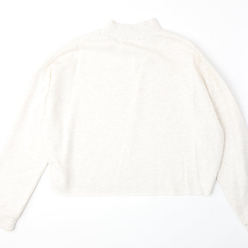 Primark Womens Ivory Cotton Pullover Sweatshirt Size XL Pullover