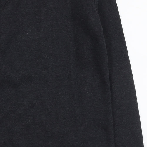 LA Gear Womens Grey Polyester Full Zip Sweatshirt Size 6 Zip