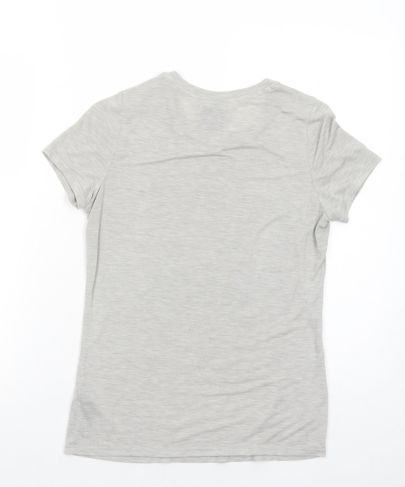 IVY PARK Womens Grey Polyester Basic T-Shirt Size S Round Neck - Ivy Park