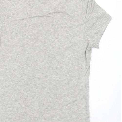 IVY PARK Womens Grey Polyester Basic T-Shirt Size S Round Neck - Ivy Park