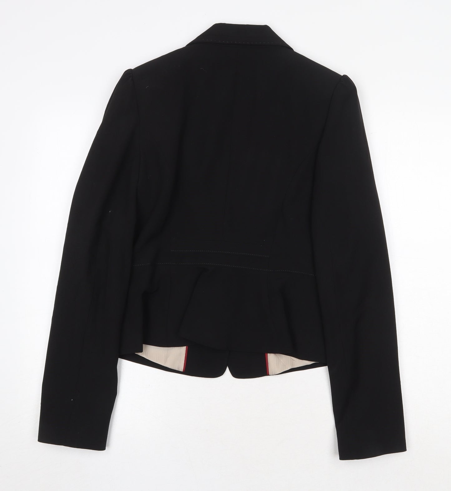 New Look Womens Black Polyester Jacket Blazer Size 12