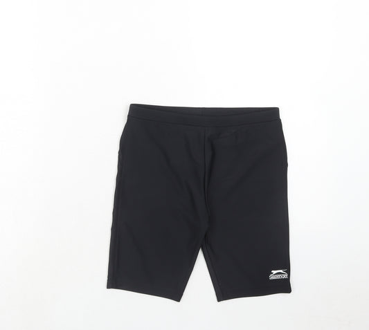 Slazenger Boys Black Nylon Compression Shorts Size 13 Years Regular - Swim Shorts