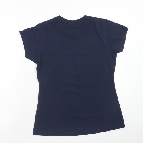Dare 2B Womens Blue Cotton Basic T-Shirt Size 10 Round Neck