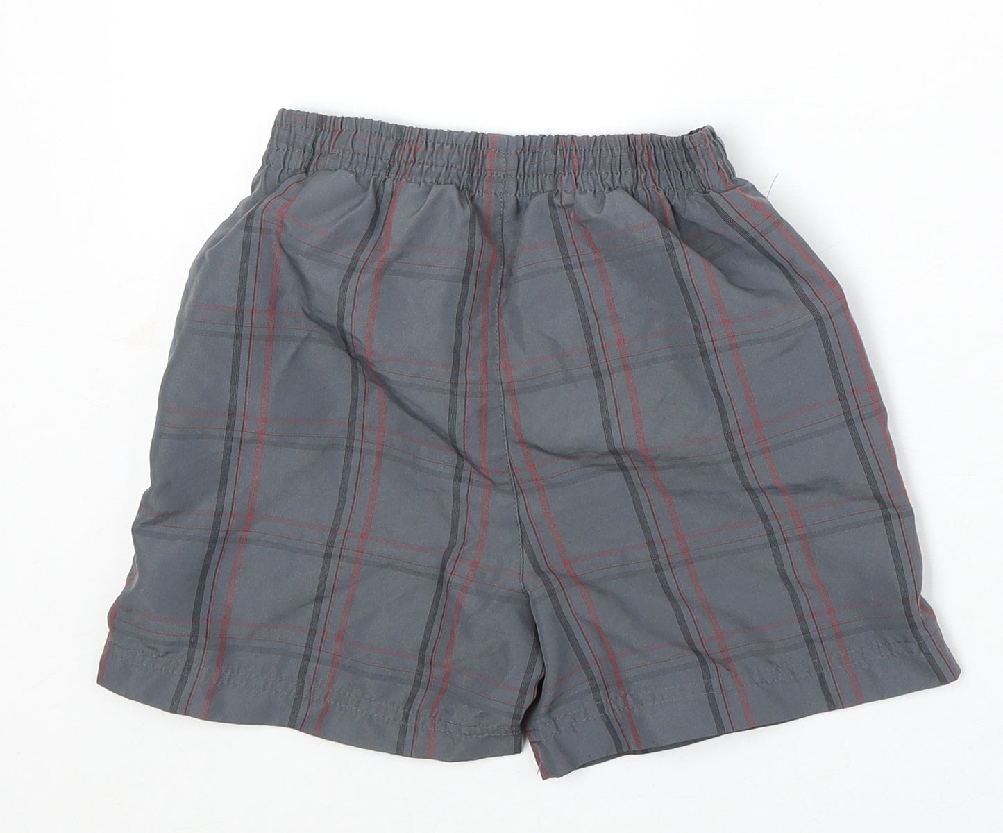 Slazenger Boys Grey Geometric Polyester Sweat Shorts Size 5-6 Years Regular
