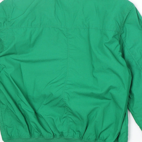 H&M Boys Green Jacket Size 10-11 Years Zip