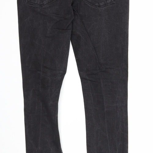 365 Denim Mens Black Cotton Skinny Jeans Size 30 in Regular Zip