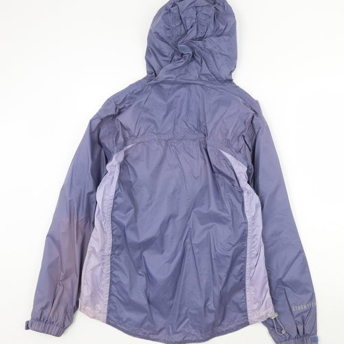 Peter Storm Womens Purple Windbreaker Jacket Size 2XS Zip