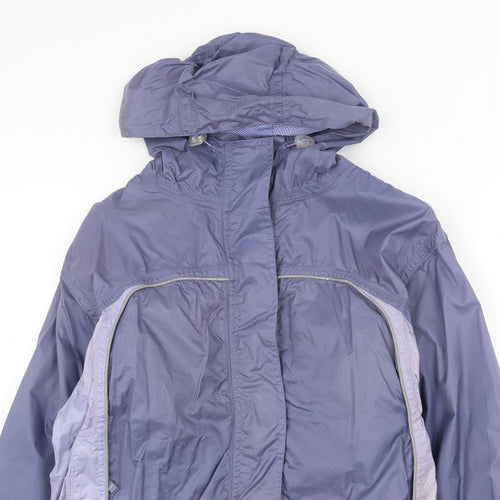 Peter Storm Womens Purple Windbreaker Jacket Size 2XS Zip